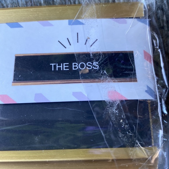 NWT Cheezos Double Sided Desk Plaque - Picture 6 of 8